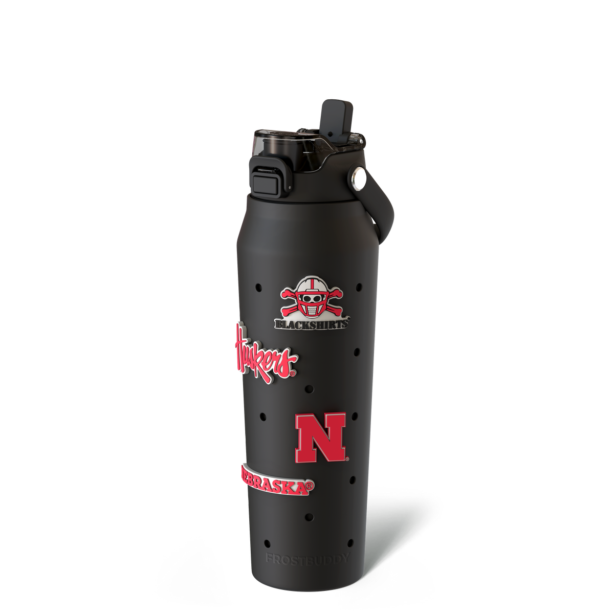 Bottle Buddy 32oz | Nebraska Cornhuskers | Skin + Budz Bundle image 1